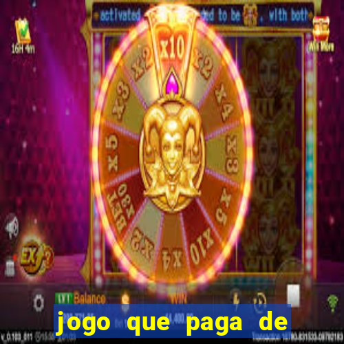 jogo que paga de verdade no pix